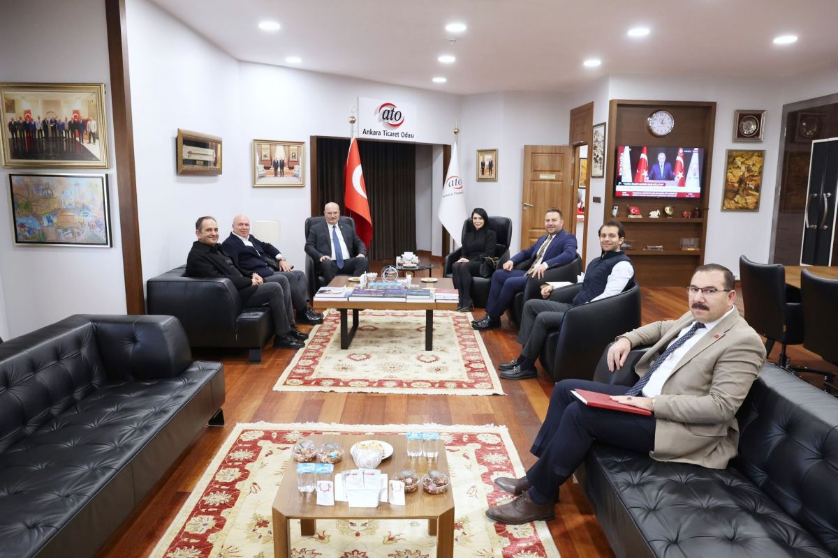 ATO Başkanı Gürsel Baran’ı Ziyaret Ettik